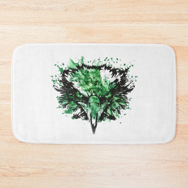 Item preview, Eagles Head Splashing Bleed Green Distressed Football Sports Team Spirit designed and sold by RockTheFeal.