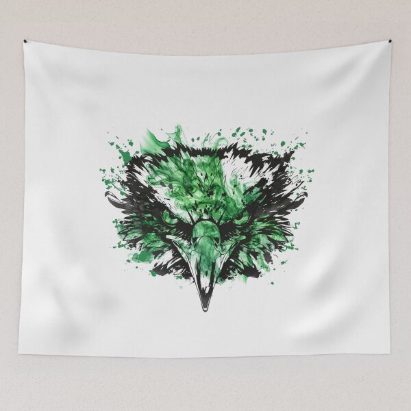 Item preview, Eagles Head Splashing Bleed Green Distressed Football Sports Team Spirit designed and sold by RockTheFeal.