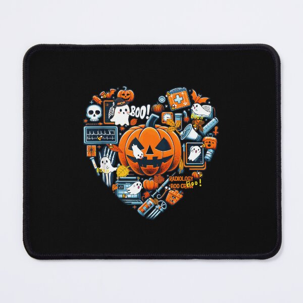 Item preview, Floral Ghost Pumpkin Skeleton Mri Technologist Halloween designed and sold by sineanika-shop.