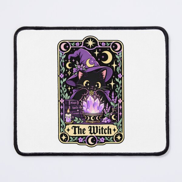 Item preview, Mystic Cat Witch Hat Occult Lover designed and sold by chattsuede.