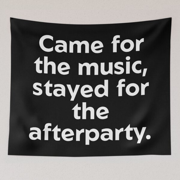 Item preview, afterparty white designed and sold by SamClubwear.