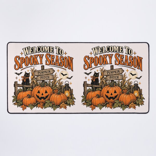 Item preview, Vintage Pumpkin Patch Welcome to Spooky Season Halloween Retro Fall Illustration designed and sold by Sanika arts .