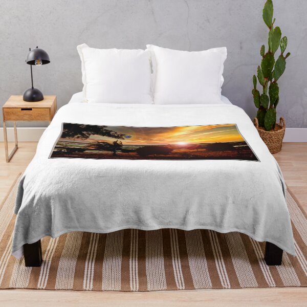 Item preview, Tropical, Coastal Caribbean Sunrise, Sandy Beach, Palm tree Silhouettes designed and sold by AMacGPhilly.