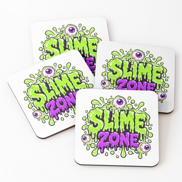 Item preview, Slime Eyeballs Neon Green Goo Monster Fan designed and sold by chattsuede.