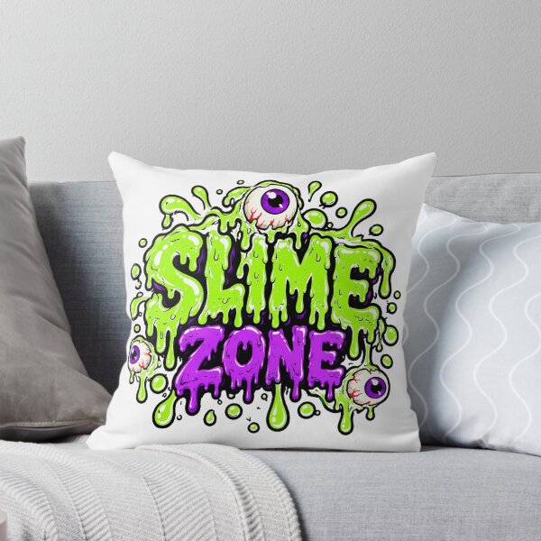 Item preview, Slime Eyeballs Neon Green Goo Monster Fan designed and sold by chattsuede.