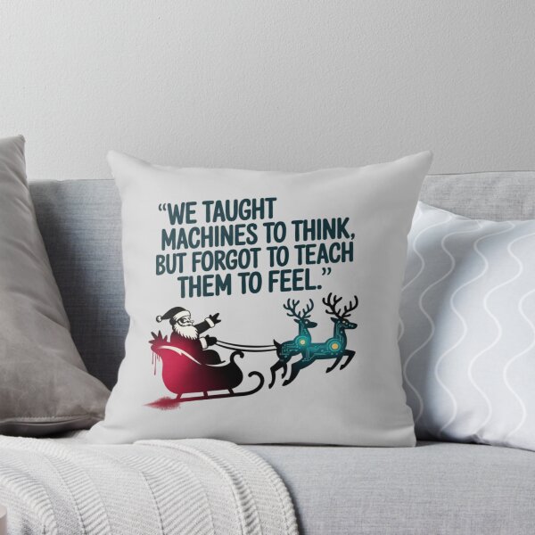 Item preview, Banksy Santa - We taught machines to think, but forgot to teach them to feel designed and sold by 123ks.