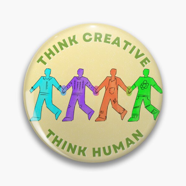 Item preview, Think human designed and sold by Oh-Craft-IT.