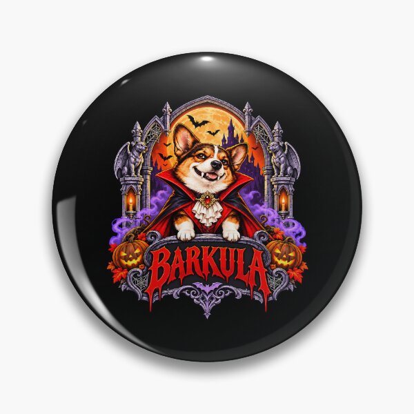 Item preview, Barkula Corgi Vampire Halloween Dog Lover designed and sold by khdmalakarak.