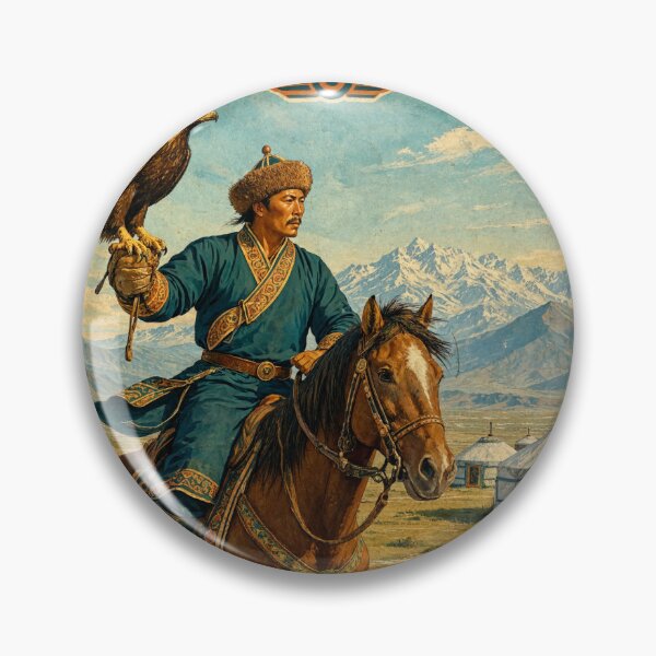 Item preview, Ulaanbaatar Mongolia Eagle Hunters Vintage Travel designed and sold by JIGUWORLD.