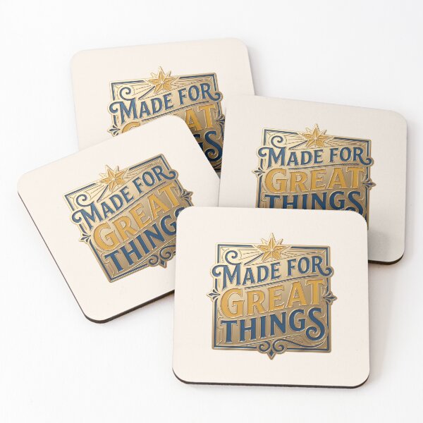 Item preview, Made for Great Things – Motivational quote for children and family designed and sold by Girih.