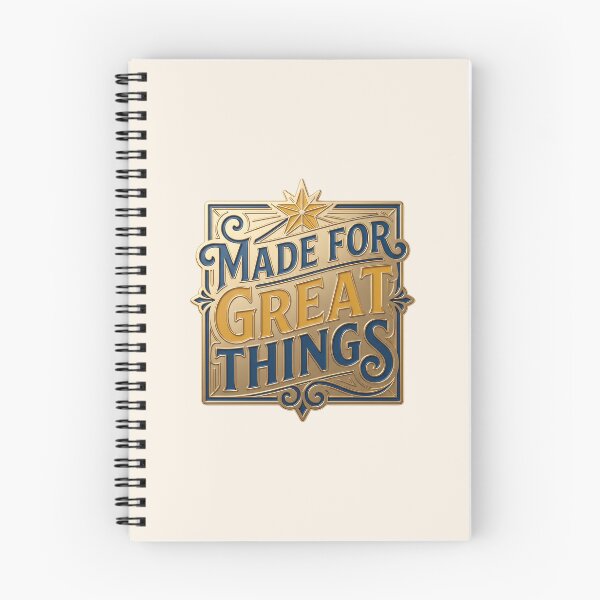 Item preview, Made for Great Things – Motivational quote for children and family designed and sold by Girih.