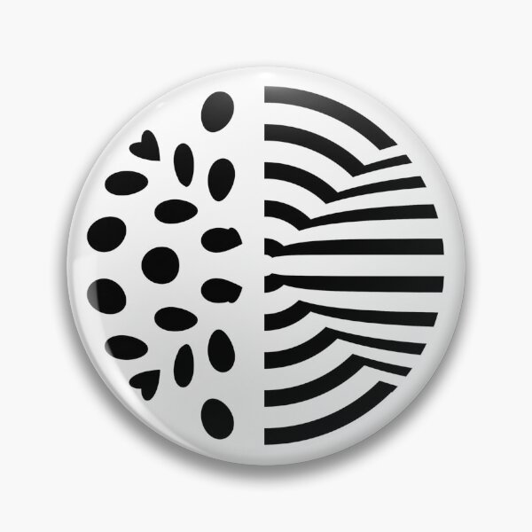 Item preview, Black and White Hearts, Stipes Geometric Motif designed and sold by WD-Artist.