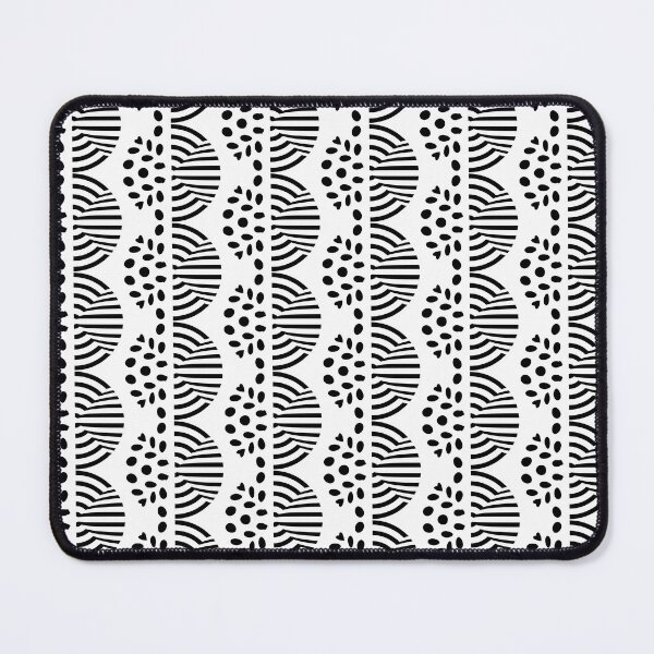 Item preview, Black and White Hearts, Stipes Geometric Motif designed and sold by WD-Artist.
