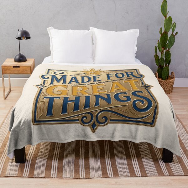 Item preview, Made for Great Things – Motivational quote for children and family designed and sold by Girih.