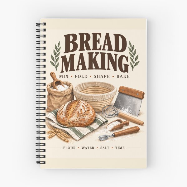 Item preview, Bread Making | Vintage Sourdough Baking Kitchen Poster designed and sold by astersgraphics.