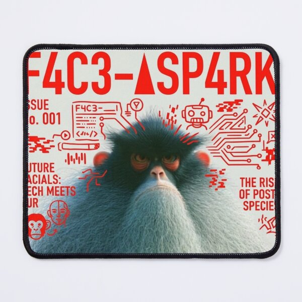 Item preview, Primates Get Code-Shouldered while DNA Double-Crosses the Red Line designed and sold by Print Fiction.