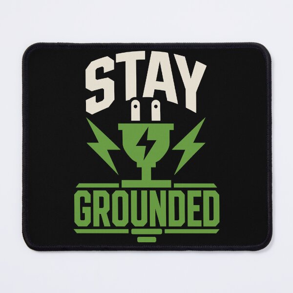 Item preview, Stay Grounded Electrician Electrical Work Motivation T-Shirt designed and sold by rejowan-arts.