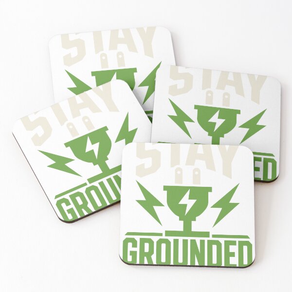 Item preview, Stay Grounded Electrician Electrical Work Motivation T-Shirt designed and sold by rejowan-arts.
