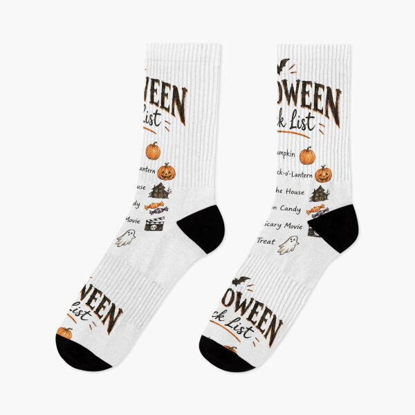 Artikelvorschau, Halloween-Checkliste – Gruselige Halloween-Bucket-List entworfen und verkauft von Scarlett-Goods.