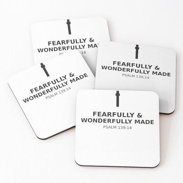 Item preview, Fearfully and Wonderfully Made Psalm 139:14 designed and sold by Persevere-Co.
