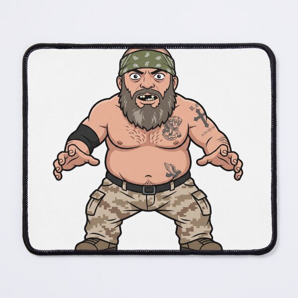 Item preview, Mark Briscoe Wrestling Gnome designed and sold by Bad-Decisions-Designs.