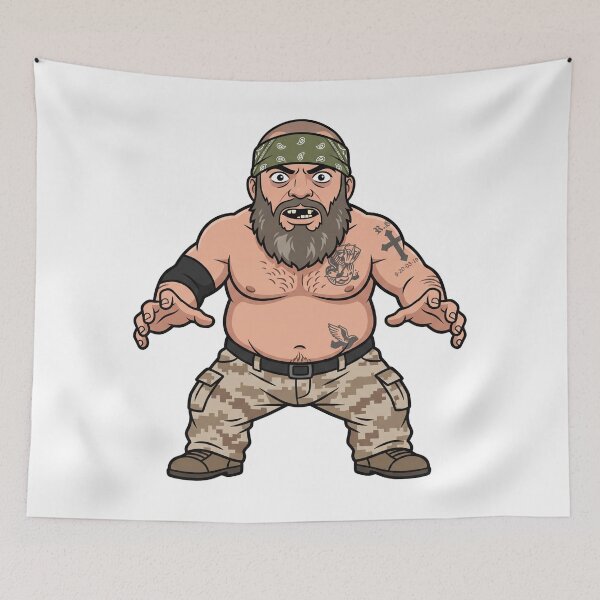 Item preview, Mark Briscoe Wrestling Gnome designed and sold by Bad-Decisions-Designs.