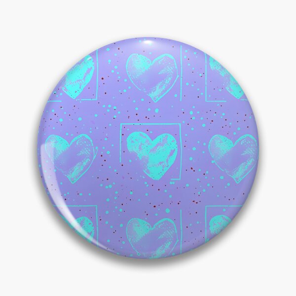 Item preview, Pastel Aesthetic Heart Pattern - Pastel Purple & Turquoise Seamless Pattern Design designed and sold by UniqueDesign751.