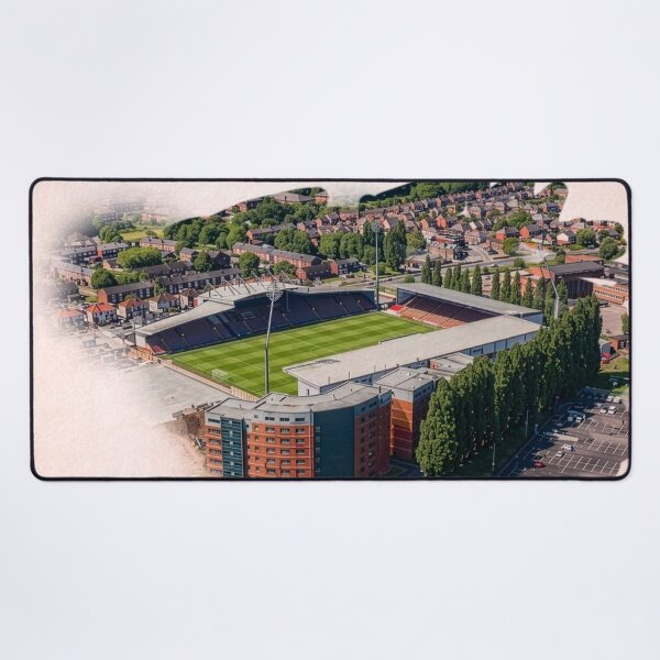 Item preview, Wrexham Racecourse Ground Stadium Artwork designed and sold by ArtworkNorth.