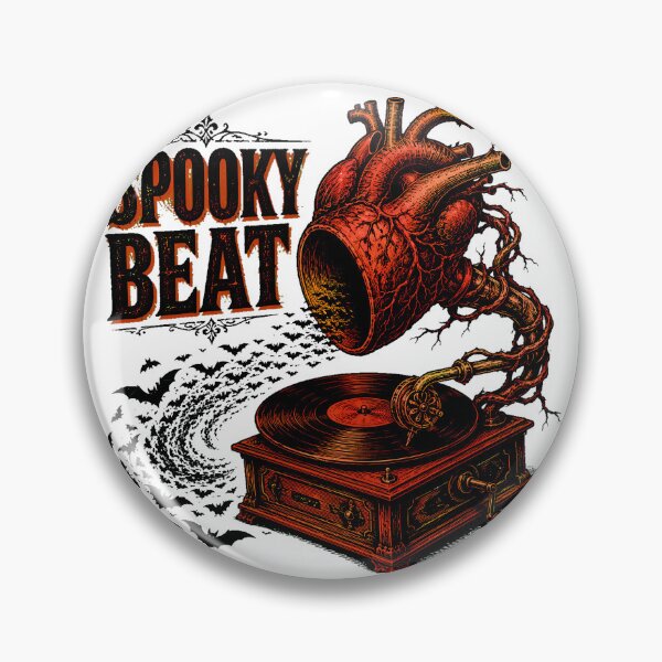 Item preview, Gothic Gramophone Anatomical Heart Spooky Beat Music designed and sold by chattsuede.