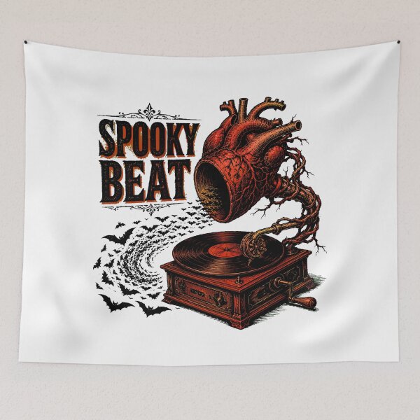 Item preview, Gothic Gramophone Anatomical Heart Spooky Beat Music designed and sold by chattsuede.