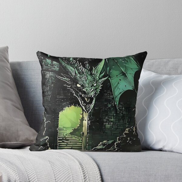 Item preview, Dragon Guarding a Castle Entrance designed and sold by haroldchoffm.