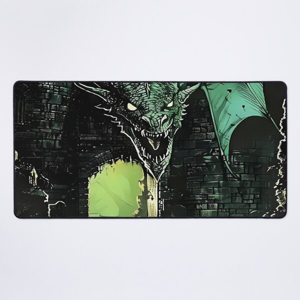 Item preview, Dragon Guarding a Castle Entrance designed and sold by haroldchoffm.