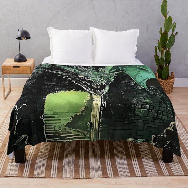 Item preview, Dragon Guarding a Castle Entrance designed and sold by haroldchoffm.