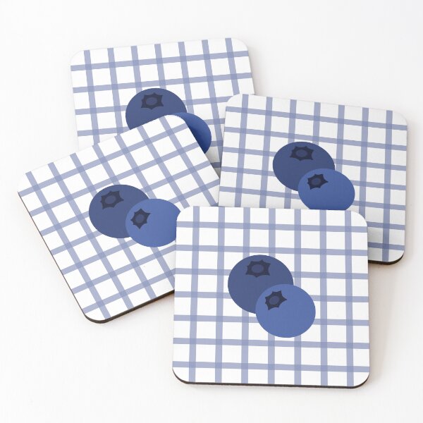 Item preview, Plaid Blueberry Patch designed and sold by Lunelle.studio.
