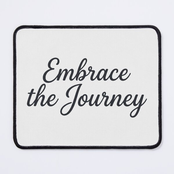 Item preview, Embrace the Journey Modern Typography Quote designed and sold by pattman.