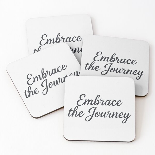 Item preview, Embrace the Journey Modern Typography Quote designed and sold by pattman.