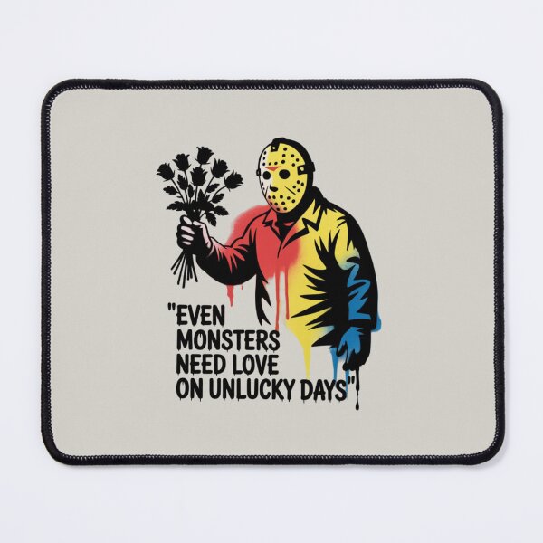 Item preview, Friday 13th - Even monsters need love on unlucky days designed and sold by 123ks.