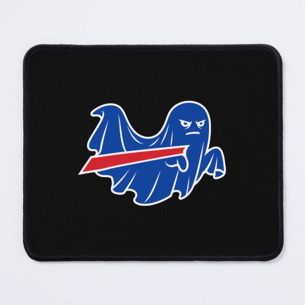 Item preview, The Bills Inspired Scowling Blue Ghost Mafia Fan Art designed and sold by TinaQuentin.