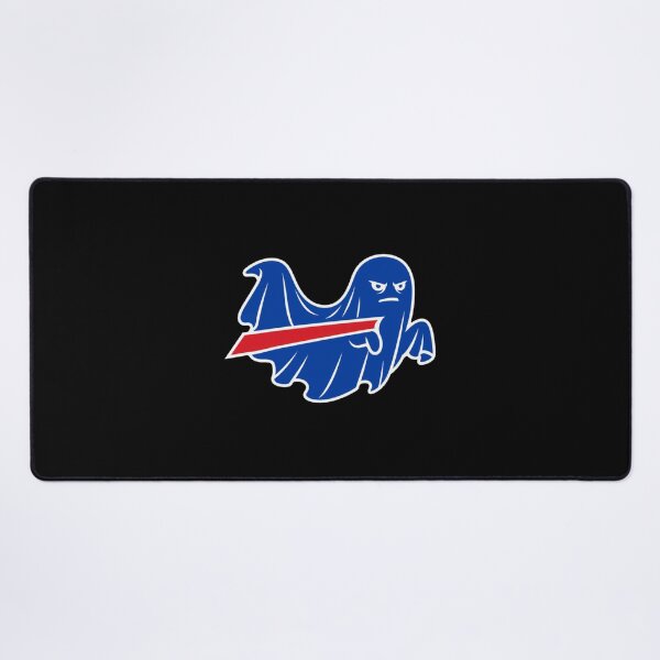 Item preview, The Bills Inspired Scowling Blue Ghost Mafia Fan Art designed and sold by TinaQuentin.