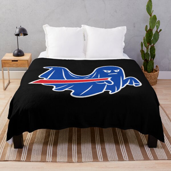 Item preview, The Bills Inspired Scowling Blue Ghost Mafia Fan Art designed and sold by TinaQuentin.