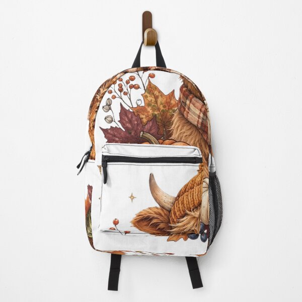 Item preview, Cute Highland Cow in Beanie and Scarf Autumn Harvest Graphic designed and sold by CreativeNest Prints.