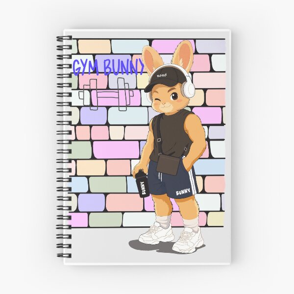 Item preview, Bunny Huddy heading to the gym designed and sold by Luluandcats.
