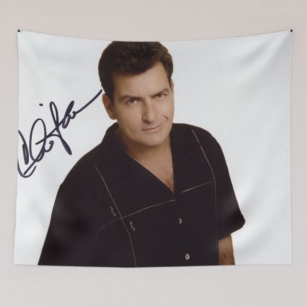 Item preview, Charlie Sheen Autograph designed and sold by pixelartshop4r.