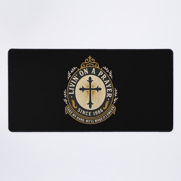 Item preview, Livins On A Prayers Since 1986 Christian Cross designed and sold by MonlaOnastine15.