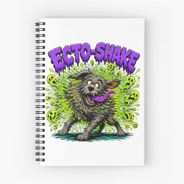 Item preview, Dibujos animados de perros con ectoplasma viscoso y espeluznante designed and sold by chattsuede.