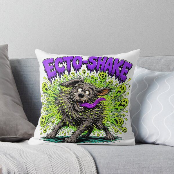 Item preview, Spooky Ectoplasm Slime Dog Wet Shake Cartoon designed and sold by chattsuede.