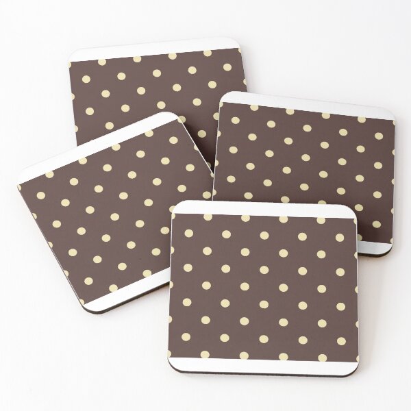 Item preview, Yellow and Brown Polka Dot 2026 Polka Dots Trend Pattern / Best Selling 2026 Tiktok Trend Aesthetic Girl Y2k Coquette Pinterest Girl Mini Dress / Top / Phone Case / Butter Yellow and Chocolate Brown designed and sold by TeenLake.