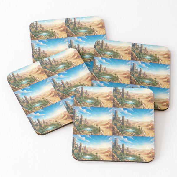 Item preview, desert oasis (no border) designed and sold by Crimsonmerchant.