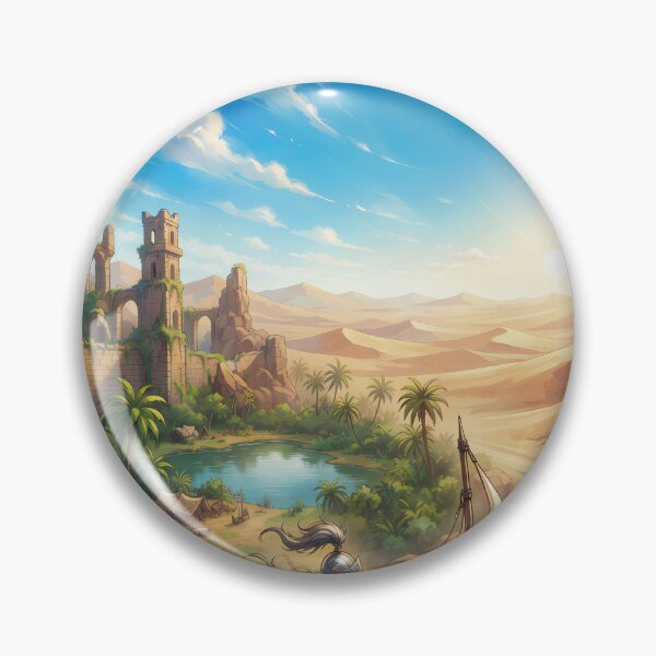 Item preview, desert oasis (no border) designed and sold by Crimsonmerchant.
