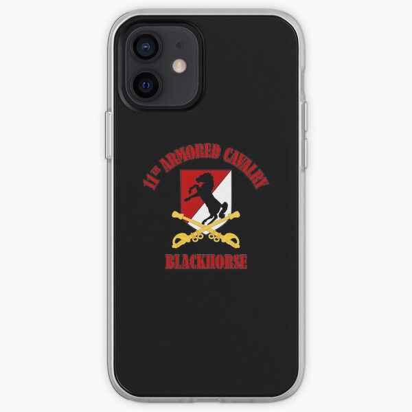 11th Armored Cavalry - Blackhorse iPhone Soft Case